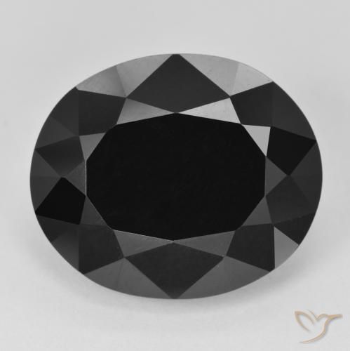 Tourmaline Schorl naturelle ovale, 18.79 ct, Opaque