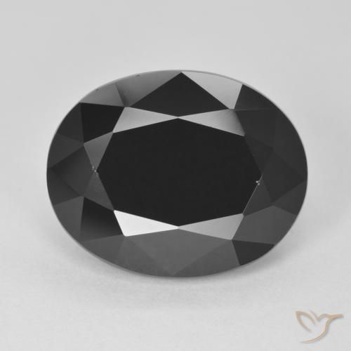 10.04ct Naturel Schorl Tourmaline, ovale, Opaque