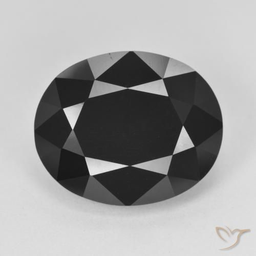 13.62ct Naturel Schorl Tourmaline, ovale, Opaque