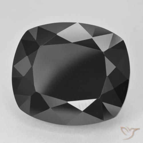 Tourmaline Schorl naturelle Coussin, 28.84 ct, Opaque