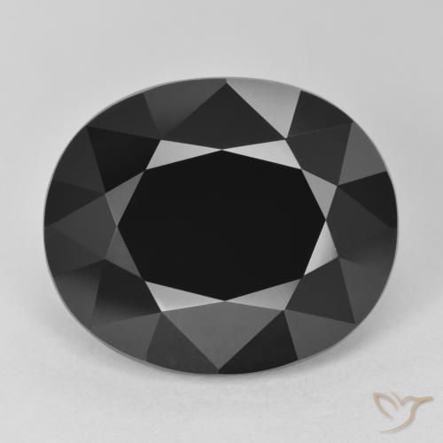 16.98ct Naturel Schorl Tourmaline, ovale, Opaque