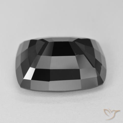 Tourmaline Schorl naturelle Coussin, 16.37 ct, Opaque