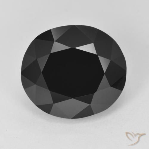 12.09ct Naturel Schorl Tourmaline, ovale, Opaque