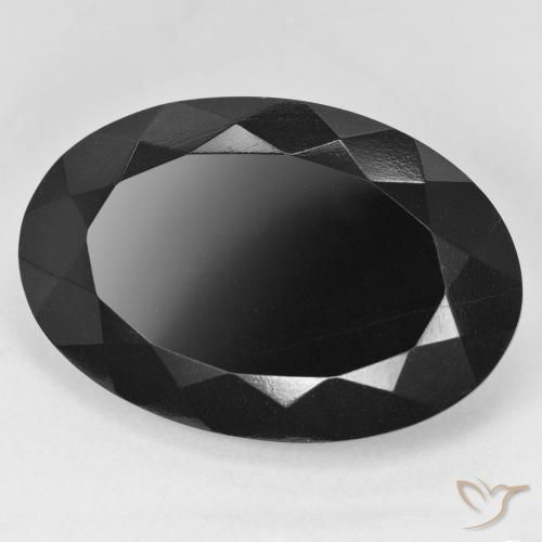 26.09ct Naturel Schorl Tourmaline, ovale, Opaque