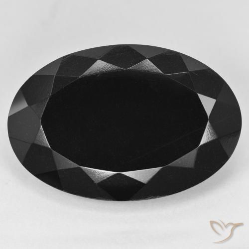 Tourmaline Schorl naturelle ovale, 26.09 ct, Opaque