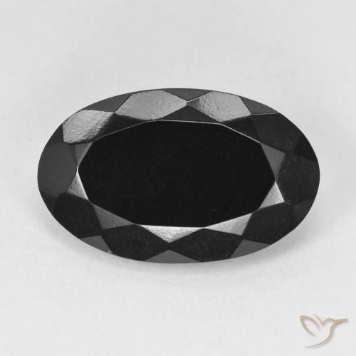 5.75ct Naturel Schorl Tourmaline, ovale, Opaque