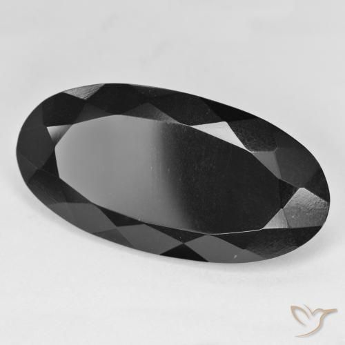 Tourmaline Schorl naturelle ovale, 28.01 ct, Opaque