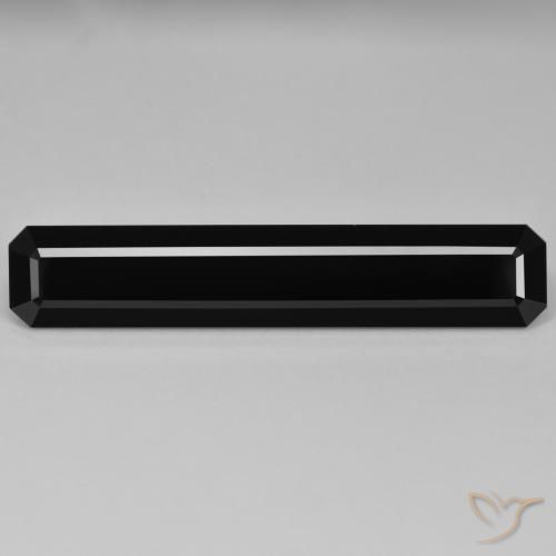 Tourmaline Schorl naturelle Octogone / coupe Émeraude, 27.92 ct, Opaque