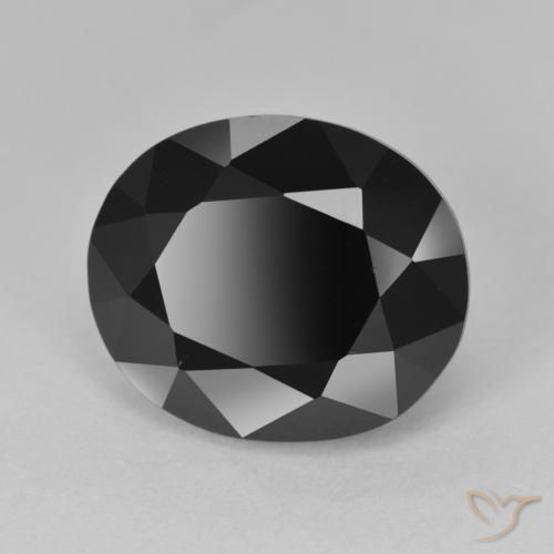 9.87ct Naturel Schorl Tourmaline, ovale, Opaque