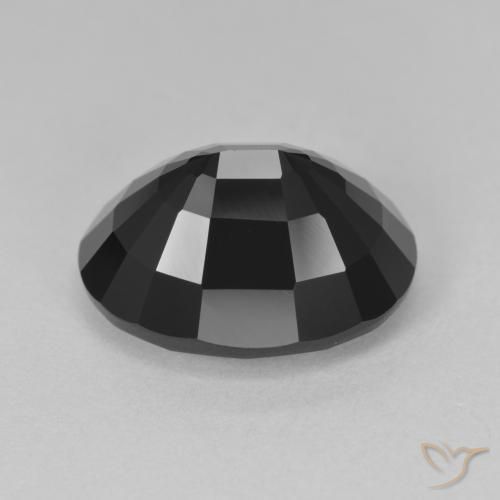 Tourmaline Schorl naturelle ovale, 8.47 ct, Opaque