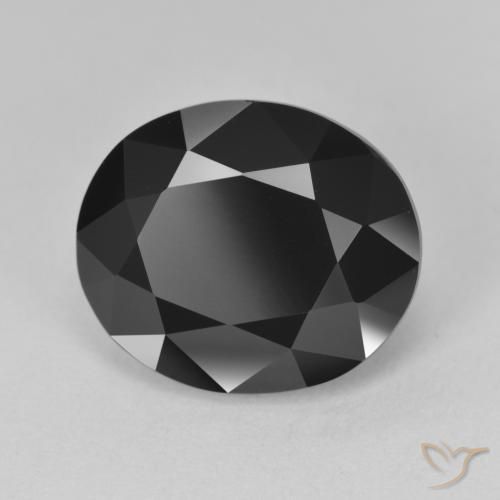 7.62ct Naturel Schorl Tourmaline, ovale, Opaque