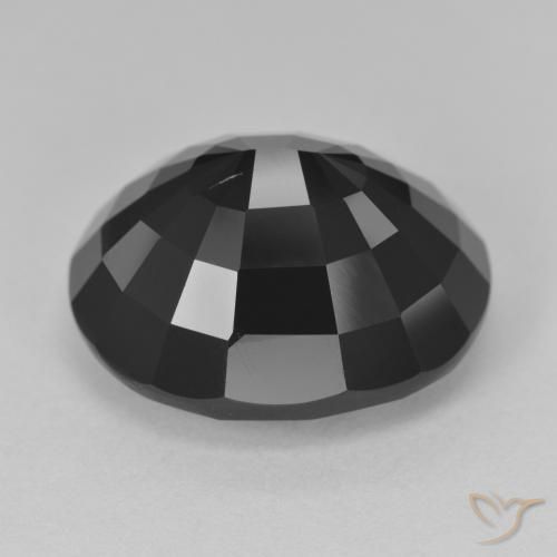 Tourmaline Schorl naturelle ovale, 16.89 ct, Opaque
