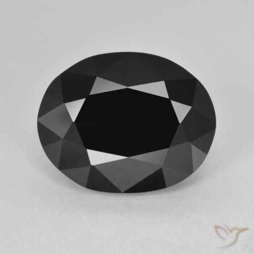 8.24ct Naturel Schorl Tourmaline, ovale, Opaque