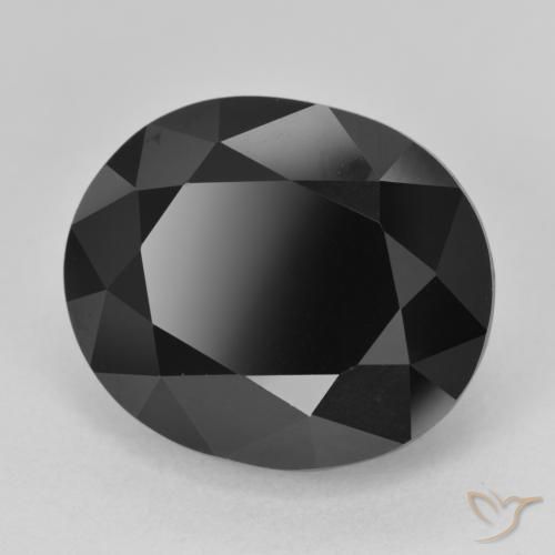 Tourmaline Schorl naturelle ovale, 15.22 ct, Opaque