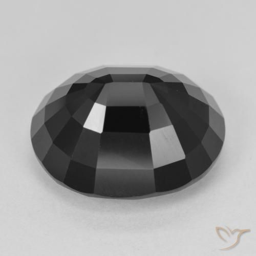 Tourmaline Schorl naturelle ovale, 15.22 ct, Opaque