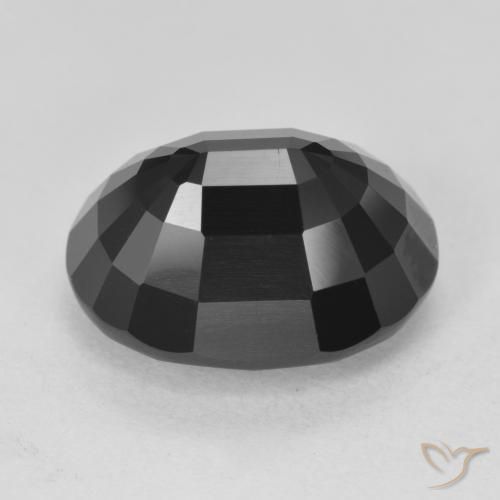 Tourmaline Schorl naturelle ovale, 10.32 ct, Opaque