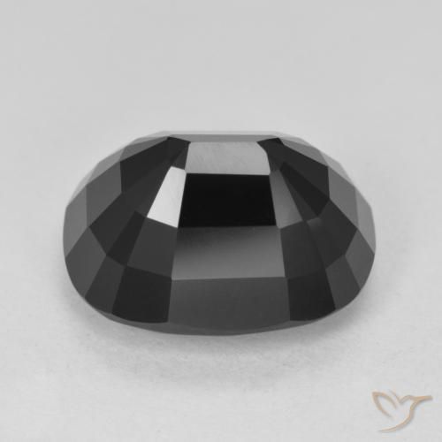 Tourmaline Schorl naturelle Coussin, 9.49 ct, Opaque