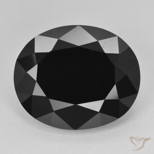 19.60ct Naturel Schorl Tourmaline, ovale, Opaque