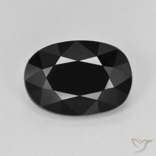 6.96ct Naturel Schorl Tourmaline, ovale, Opaque