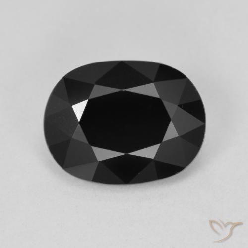 Tourmaline Schorl naturelle Coupe ovale, 3.86 ct, Opaque