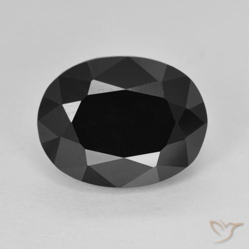 7.19ct Naturel Schorl Tourmaline, ovale, Opaque