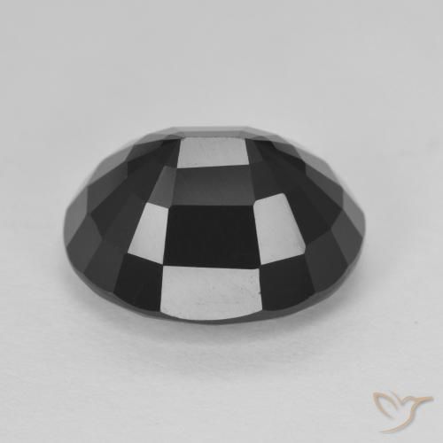 Tourmaline Schorl naturelle ovale, 7.44 ct, Opaque