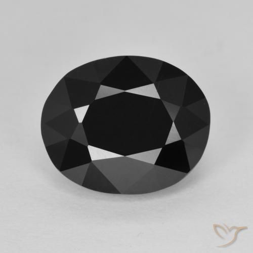 5.88ct Naturel Schorl Tourmaline, ovale, Opaque