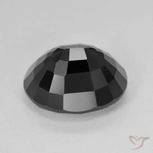Tourmaline Schorl naturelle ovale, 9.75 ct, Opaque