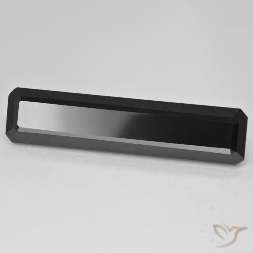 Tourmaline Schorl naturelle Octogone / coupe Émeraude, 27.51 ct, Opaque