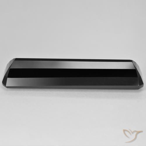 Tourmaline Schorl naturelle Octogone / coupe Émeraude, 27.51 ct, Opaque