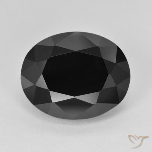 9.85ct Naturel Schorl Tourmaline, ovale, Opaque
