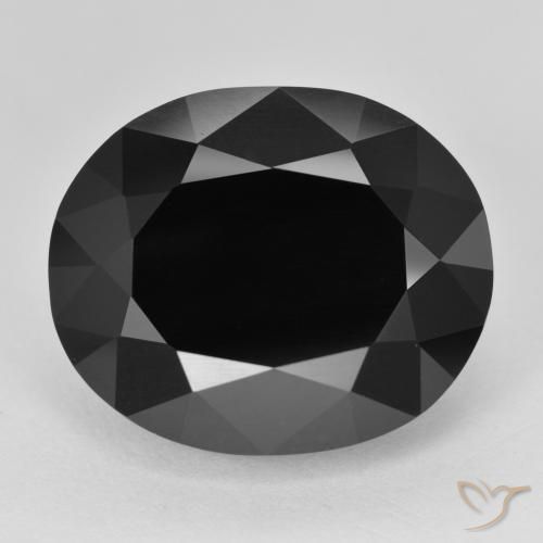 20.06ct Naturel Schorl Tourmaline, ovale, Opaque