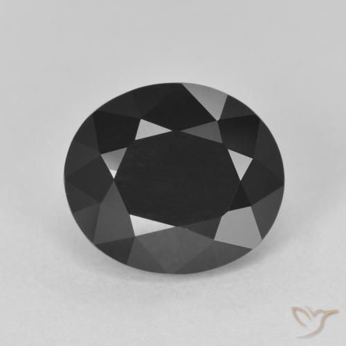 5.61ct Naturel Schorl Tourmaline, ovale, Opaque