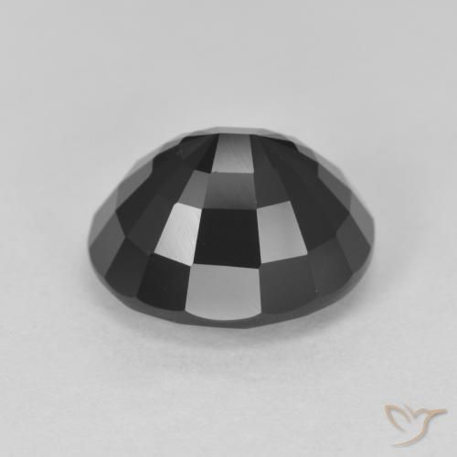 Tourmaline Schorl naturelle ovale, 5.61 ct, Opaque