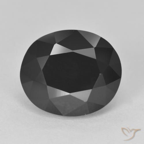 8.05ct Naturel Schorl Tourmaline, ovale, Opaque