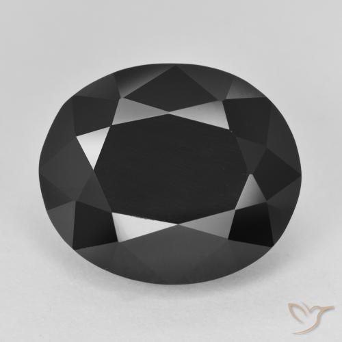 15.33ct Naturel Schorl Tourmaline, ovale, Opaque