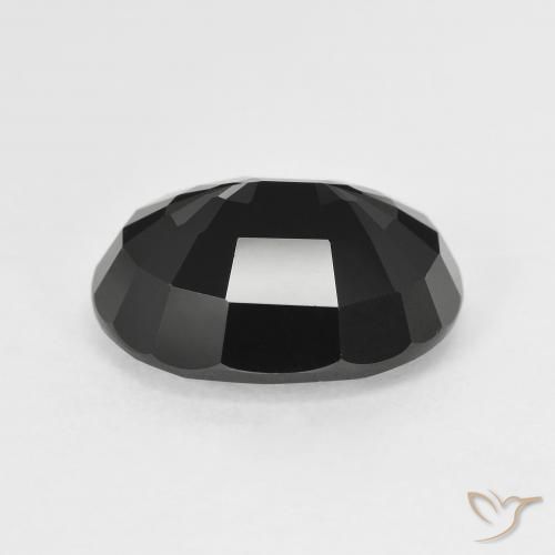 Tourmaline Schorl naturelle ovale, 5.67 ct, Opaque