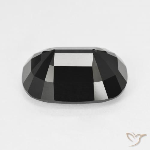 Tourmaline Schorl naturelle Coussin, 7.52 ct, Opaque