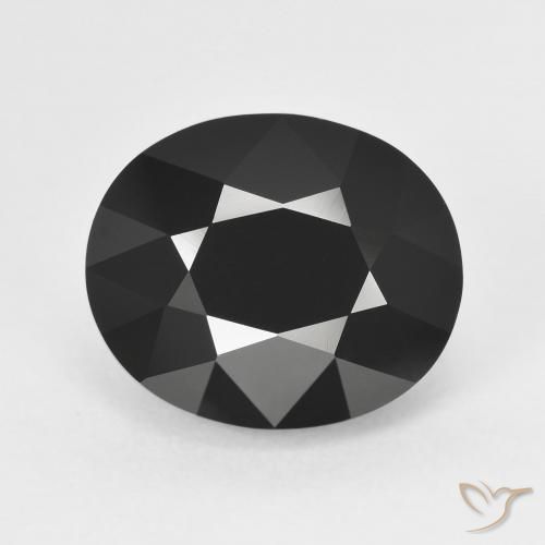 7.58ct Naturel Schorl Tourmaline, ovale, Opaque