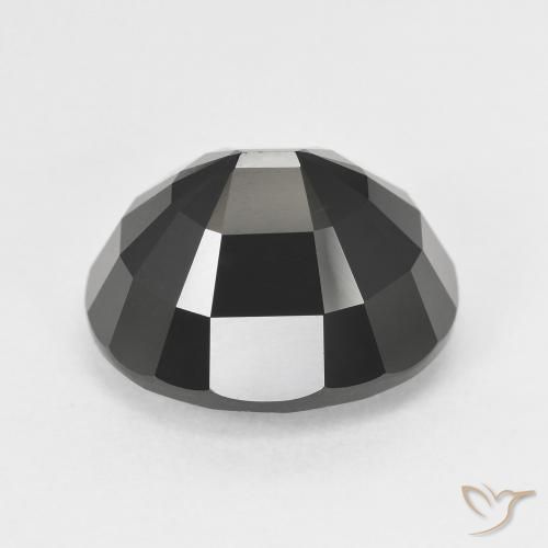 Tourmaline Schorl naturelle ovale, 7.58 ct, Opaque