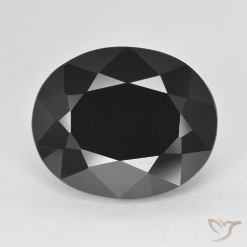 13.51ct Naturel Schorl Tourmaline, ovale, Opaque