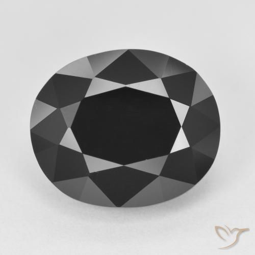 10.44ct Naturel Schorl Tourmaline, ovale, Opaque