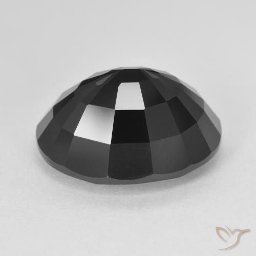 Tourmaline Schorl naturelle ovale, 10.65 ct, Opaque