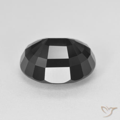 Tourmaline Schorl naturelle ovale, 5.80 ct, Opaque