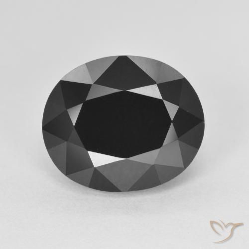6.23ct Naturel Schorl Tourmaline, ovale, Opaque