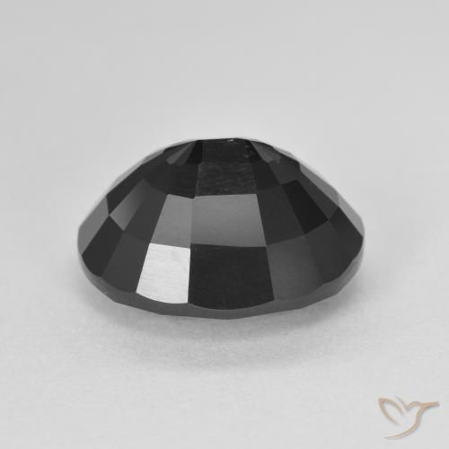Tourmaline Schorl naturelle ovale, 6.23 ct, Opaque