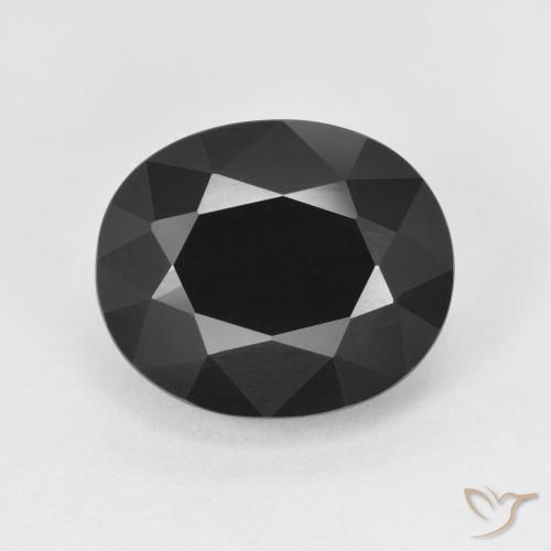 6.22ct Naturel Schorl Tourmaline, ovale, Opaque