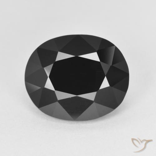 5.01ct Naturel Schorl Tourmaline, ovale, Opaque