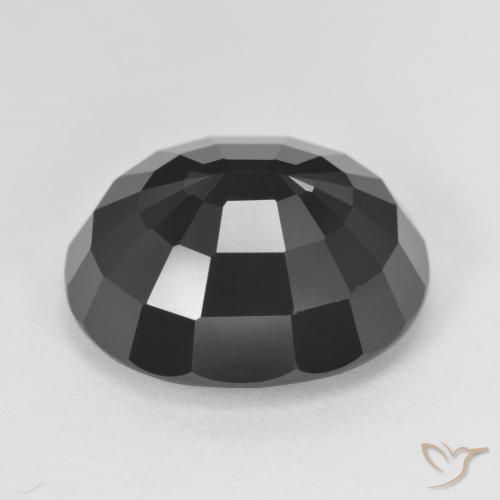 Tourmaline Schorl naturelle ovale, 12.70 ct, Opaque