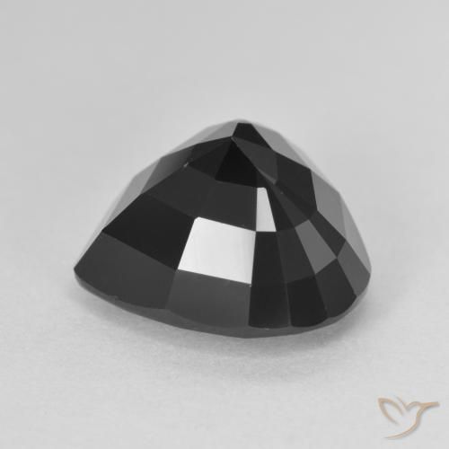 Tourmaline Schorl naturelle Cœur, 6.20 ct, Opaque